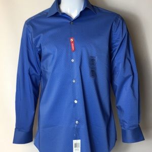 Van Heusen Evening Sky Blue shirt 16/32/33 Stretch